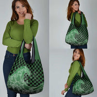 Japanese Asanoha Pattern Grocery Bag Water Breathing Slayer Dragon - Polynesian Pride