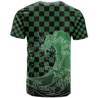 Japanese Asanoha Pattern T Shirt Water Breathing Slayer Dragon - Polynesian Pride