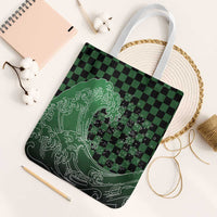 Japanese Asanoha Pattern Tote Bag Water Breathing Slayer Dragon - Polynesian Pride