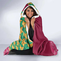 Japanese Bishamon-Kikkou Pattern Hooded Blanket Water Pillar Silent River Flow LT9 - Polynesian Pride