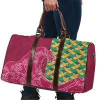 Japanese Bishamon-Kikkou Pattern Travel Bag Water Pillar Silent River Flow LT9 - Polynesian Pride