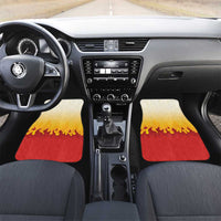 Japanese Kaen Pattern Car Mats Flame Pillar Blazing Lion Heart - Polynesian Pride