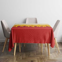 Japanese Kaen Pattern Tablecloth Flame Pillar Blazing Lion Heart - Polynesian Pride