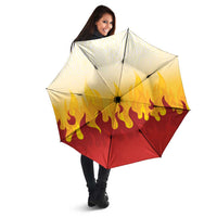 Japanese Kaen Pattern Umbrella Flame Pillar Blazing Lion Heart LT9 - Polynesian Pride
