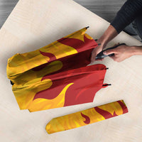 Japanese Kaen Pattern Umbrella Flame Pillar Blazing Lion Heart LT9 - Polynesian Pride