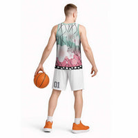 Japanese Kocho Pattern Basketball Jersey Insect Pillar Butterfly Flower Fairy - Polynesian Pride