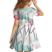 Japanese Kocho Pattern Family Matching Off Shoulder Maxi Dress and Hawaiian Shirt Insect Pillar Butterfly Flower Fairy - Polynesian Pride