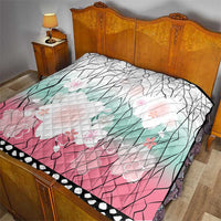 Japanese Kocho Pattern Quilt Insect Pillar Butterfly Flower Fairy - Polynesian Pride