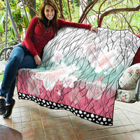 Japanese Kocho Pattern Quilt Insect Pillar Butterfly Flower Fairy - Polynesian Pride