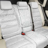 Samoa Lotu Tamaiti Back Car Seat Cover Polynesian White Sunday Simple LT9 - Polynesian Pride