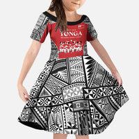 Custom Tonga Rugby Mate Ma'a Family Matching Summer Maxi Dress and Hawaiian Shirt Tonga XIII Make History Pacific Champions