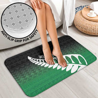 Green Silver Fern Spirit Taniko Tukutuku Personalised Bathroom Set - Polynesian Pride