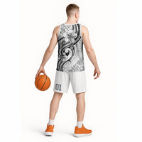 Hawaii Plumeria Lokelani Pikake Lei Basketball Jersey Ele'ele Polynesian Tattoo