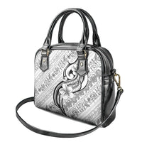 Hawaii Plumeria Lokelani Pikake Lei Shoulder Handbag Ele'ele Polynesian Tattoo LT9 - Polynesian Pride