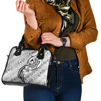Hawaii Plumeria Lokelani Pikake Lei Shoulder Handbag Ele'ele Polynesian Tattoo LT9 - Polynesian Pride