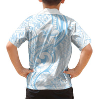 Hawaii Plumeria Lokelani Pikake Lei Kid Hawaiian Shirt Uliuli Polynesian Tattoo LT9 - Polynesian Pride