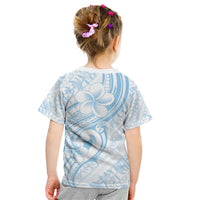 Hawaii Plumeria Lokelani Pikake Lei Kid T Shirt Uliuli Polynesian Tattoo