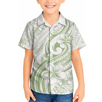 Hawaii Plumeria Lokelani Pikake Lei Hawaiian Shirt Oma'oma'o Polynesian Tattoo LT9 - Polynesian Pride