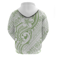 Hawaii Plumeria Lokelani Pikake Lei Hoodie Oma'oma'o Polynesian Tattoo LT9 - Polynesian Pride