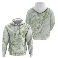 Hawaii Plumeria Lokelani Pikake Lei Hoodie Oma'oma'o Polynesian Tattoo LT9 - Polynesian Pride