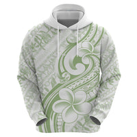 Hawaii Plumeria Lokelani Pikake Lei Hoodie Oma'oma'o Polynesian Tattoo LT9 - Polynesian Pride