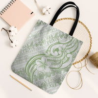 Hawaii Plumeria Lokelani Pikake Lei Tote Bag Oma'oma'o Polynesian Tattoo