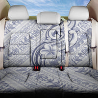 Hawaii Plumeria Lokelani Pikake Lei Back Car Seat Cover Navy Blue Polynesian Tattoo LT9 One Size Navy Blue - Polynesian Pride