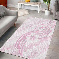 Hawaii Plumeria Lokelani Pikake Lei Area Rug Poni Mama Polynesian Tattoo