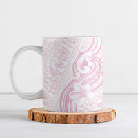 Hawaii Plumeria Lokelani Pikake Lei Ceramic Mug Poni Mama Polynesian Tattoo LT9 Pink - Polynesian Pride