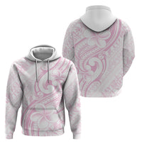 Hawaii Plumeria Lokelani Pikake Lei Hoodie Poni Mama Polynesian Tattoo LT9 - Polynesian Pride