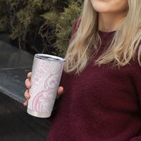Hawaii Plumeria Lokelani Pikake Lei Tumbler Cup Poni Mama Polynesian Tattoo
