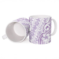 Hawaii Plumeria Lokelani Pikake Lei Ceramic Mug Poni Polynesian Tattoo LT9 - Polynesian Pride