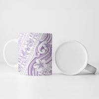 Hawaii Plumeria Lokelani Pikake Lei Ceramic Mug Poni Polynesian Tattoo LT9 - Polynesian Pride