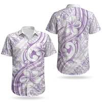 Hawaii Plumeria Lokelani Pikake Lei Couples Matching Tank Maxi Dress and Hawaiian Shirt Poni Polynesian Tattoo LT9 - Polynesian Pride