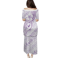 Hawaii Plumeria Lokelani Pikake Lei Family Matching Puletasi and Hawaiian Shirt Poni Polynesian Tattoo