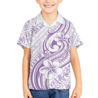 Hawaii Plumeria Lokelani Pikake Lei Kid Hawaiian Shirt Poni Polynesian Tattoo