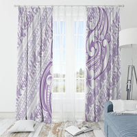 Hawaii Plumeria Lokelani Pikake Lei Window Curtain Poni Polynesian Tattoo