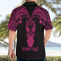 Personalised New Zealand Te Reo Maori Hawaiian Shirt Kia Kaha Maori Language Week Pink Style LT9 - Polynesian Pride