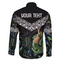 Personalised Maori Manaia Family Matching Tank Maxi Dress and Hawaiian Shirt New Zealand Tribal Hei Matau Papua Shell