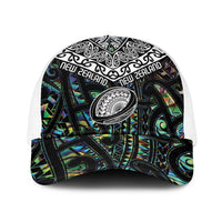 New Zealand Baseball Net Cap Maori Rugby Tattoo Papua Shell - Polynesian Pride