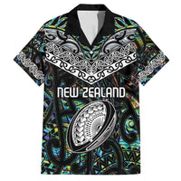 Custom New Zealand Family Matching Long Sleeve Bodycon Dress and Hawaiian Shirt Maori Rugby Tattoo Papua Shell