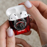 Aotearoa Bulldog Personalised AirPods Case Maori Kowhaiwhai Motif - Polynesian Pride