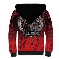 Aotearoa Bulldog Personalised Sherpa Hoodie Maori Kowhaiwhai Motif