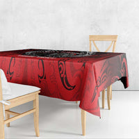 Aotearoa Bulldog Personalised Tablecloth Maori Kowhaiwhai Motif LT9 - Polynesian Pride