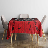 Aotearoa Bulldog Personalised Tablecloth Maori Kowhaiwhai Motif LT9 - Polynesian Pride