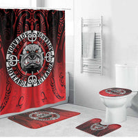 Aotearoa Bulldog Bathroom Set New Zealand Kowhaiwhai Tribal - Polynesian Pride
