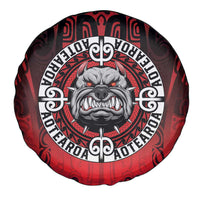 Aotearoa Bulldog Spare Tire Cover New Zealand Kowhaiwhai Tribal
