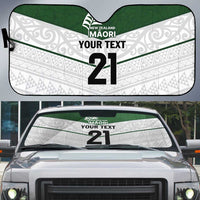 Custom New Zealand Maori Niho Taniwha Auto Sun Shade - Polynesian Pride