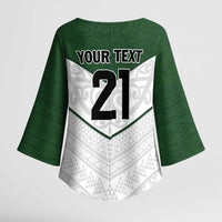 Custom New Zealand Maori Niho Taniwha Kimono Sleeve Blouse - Polynesian Pride