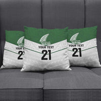 Custom New Zealand Maori Niho Taniwha Pillow Cover - Polynesian Pride